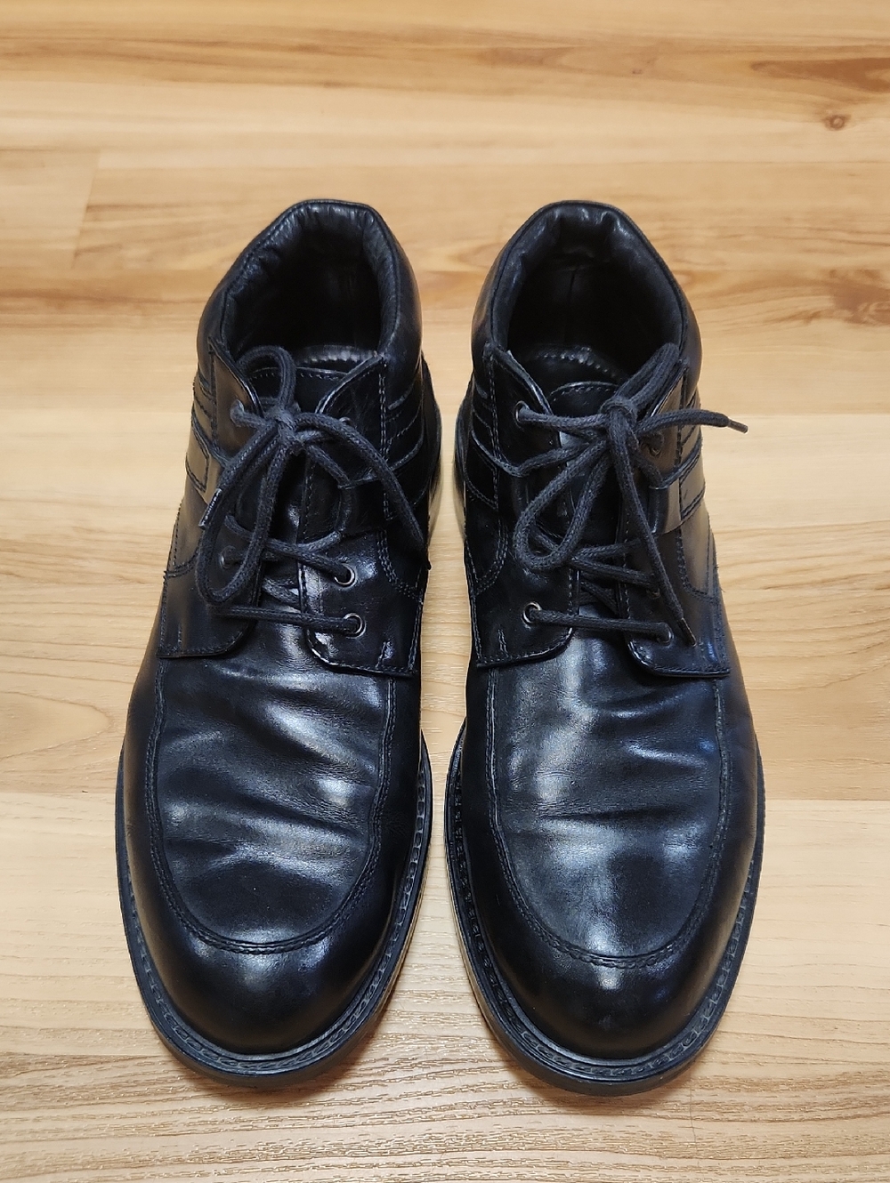 Bacco Bucci Black Leather Chukka Boots Sz. 9.5